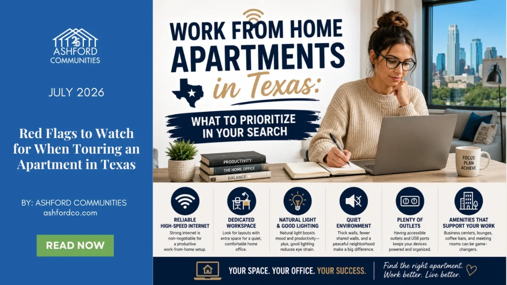Work From Home Apartments in Texas: By Ashford Communities